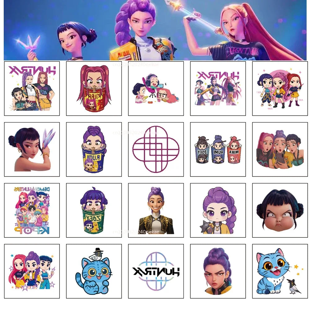 KPop Demon Hunter Temporary Tattoos